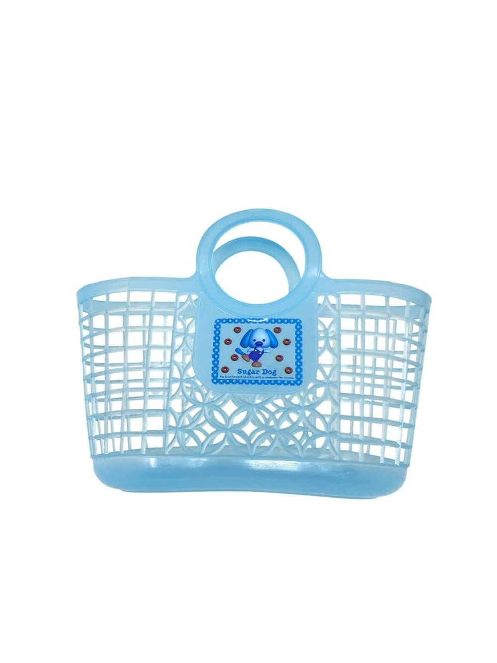 Japanese Character Sugar Dog Mini Jelly Basket Kids Bag Shopping Storage